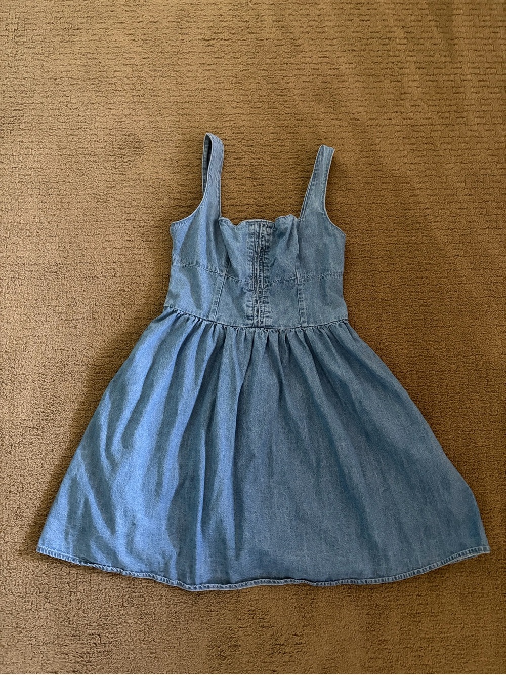 Avec Les Filles Light Denim Dress